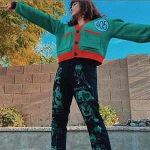 Steady Hands Hunter x Hunter Gon Freecss  Jajanken Oversized Cardigan, size XS